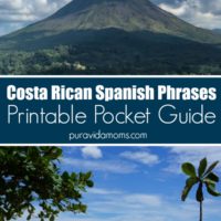 A handy printable Pocket Guide for Costa Rican Spanish Phrases.