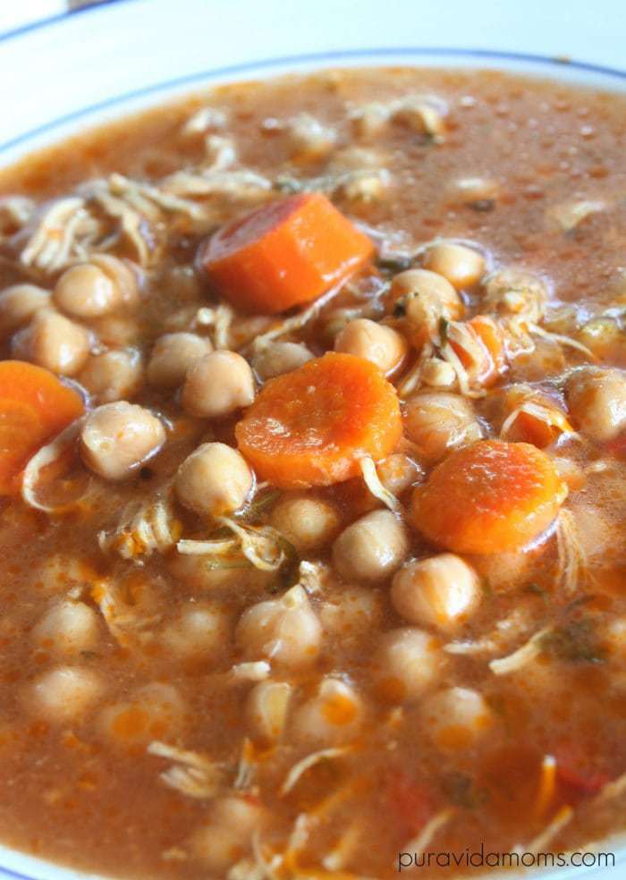 chickpea and chicken soup recipe for the instant pot