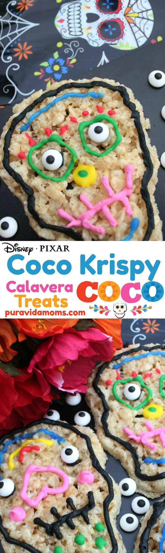 Disney Pixar Coco Crispy Skull Treats Recipe