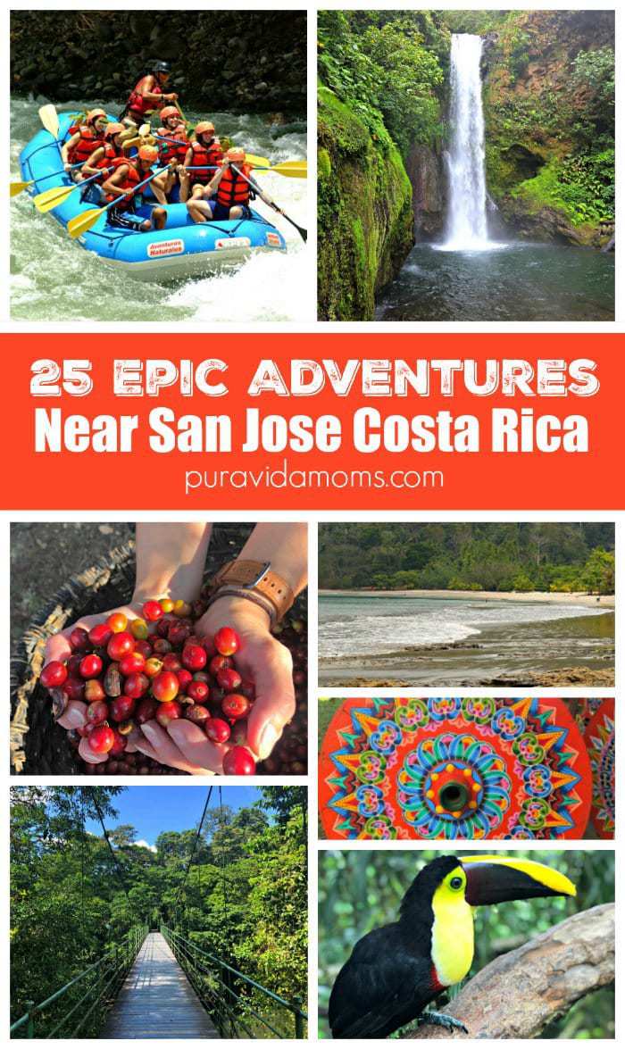 San Jose Costa Rica is the perfect home base for day trips! Our top 25 picks all within a 90-minute drive of the city center. #costarica #familytravel #traveltips #sanjose #daytrip #travel #costarica #puravidamoms