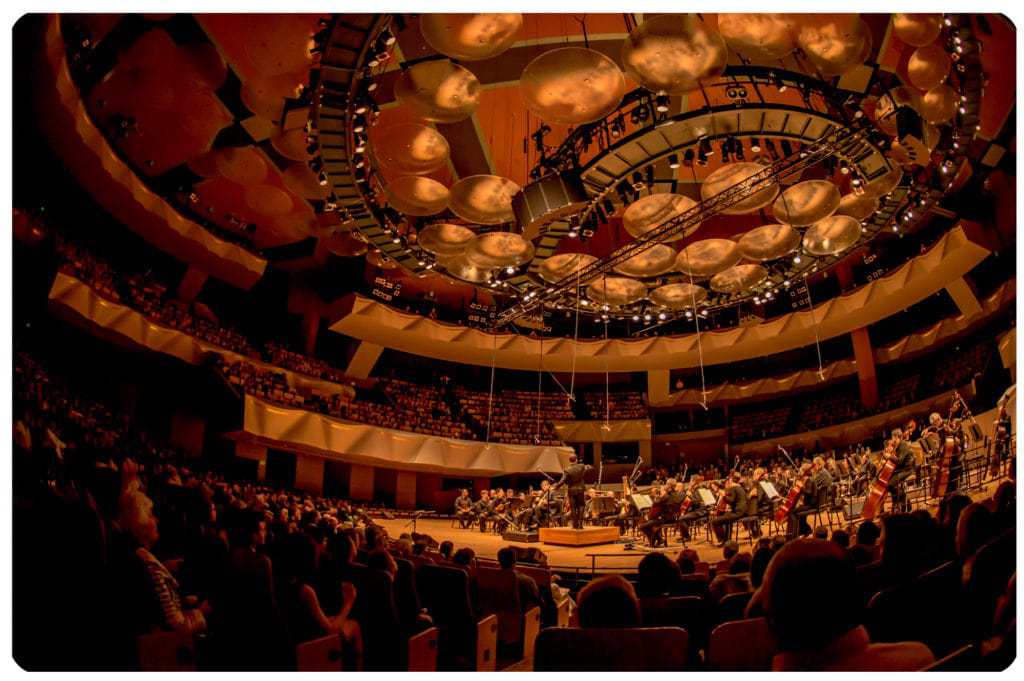 Interior of Colorado Symphony venue.