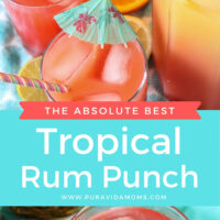 Best Rum Punch Recipe pinterest image