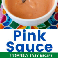 Pink Sauce Recipe pinterest image