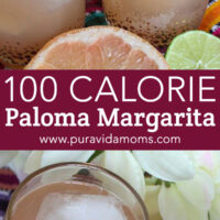 The polama margarita with extra fresh fruit on the side.