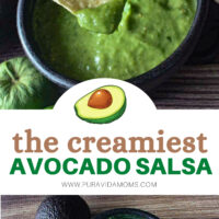 Creamy Salsa Verde Dip Recipe pinterest image
