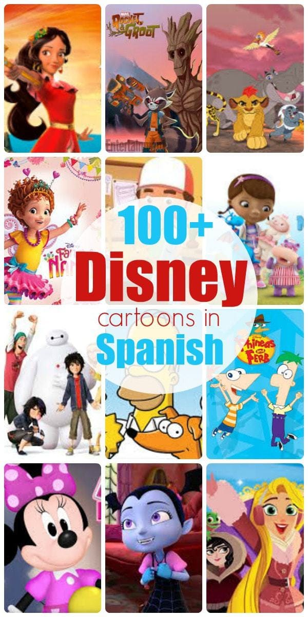 Disney Spanish Cartoons - List of Over 100 - Pura Vida Moms