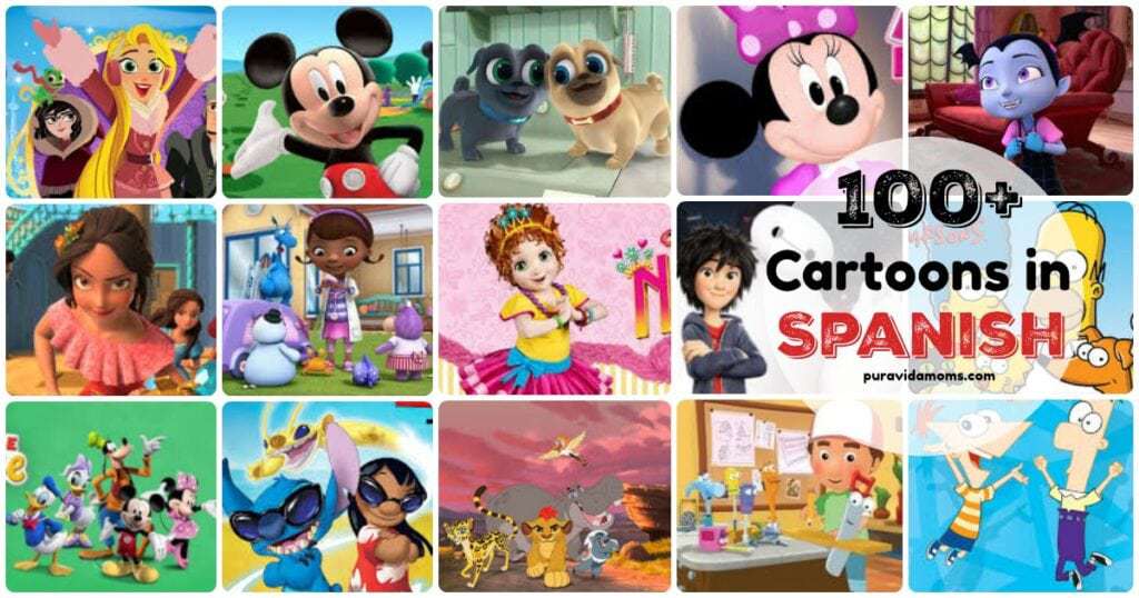 A collage of Spanish cartoons.