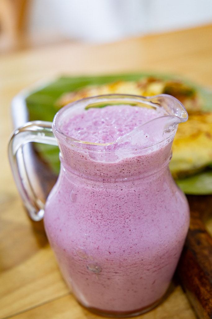 Authentic Blackberry Smoothie From Costa Rica