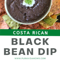 Black Bean Dip Recipe pinterest image