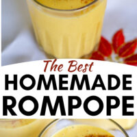 Homemade Rompope Recipe pinterest image